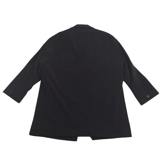 Vintage 90s Ralph Ralph Lauren Men's Overcoat w/ Removable Lining Black - Picture 10 of 16